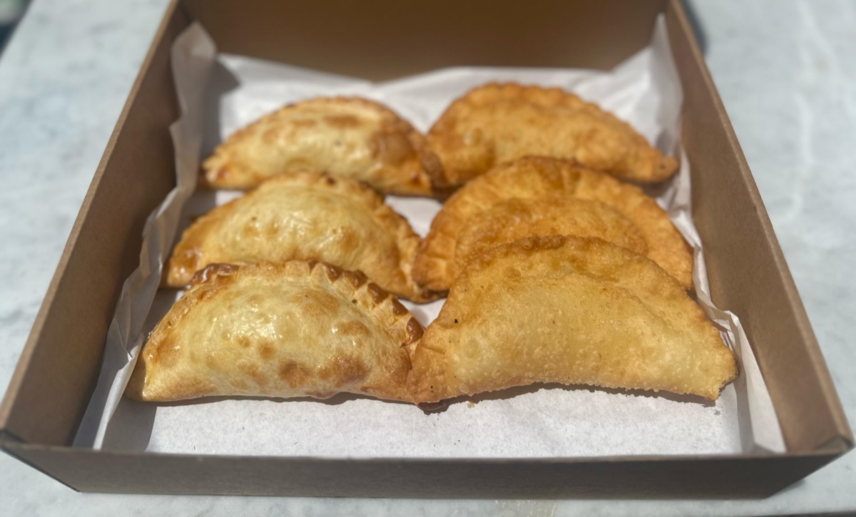 Box of six fresh empanadas